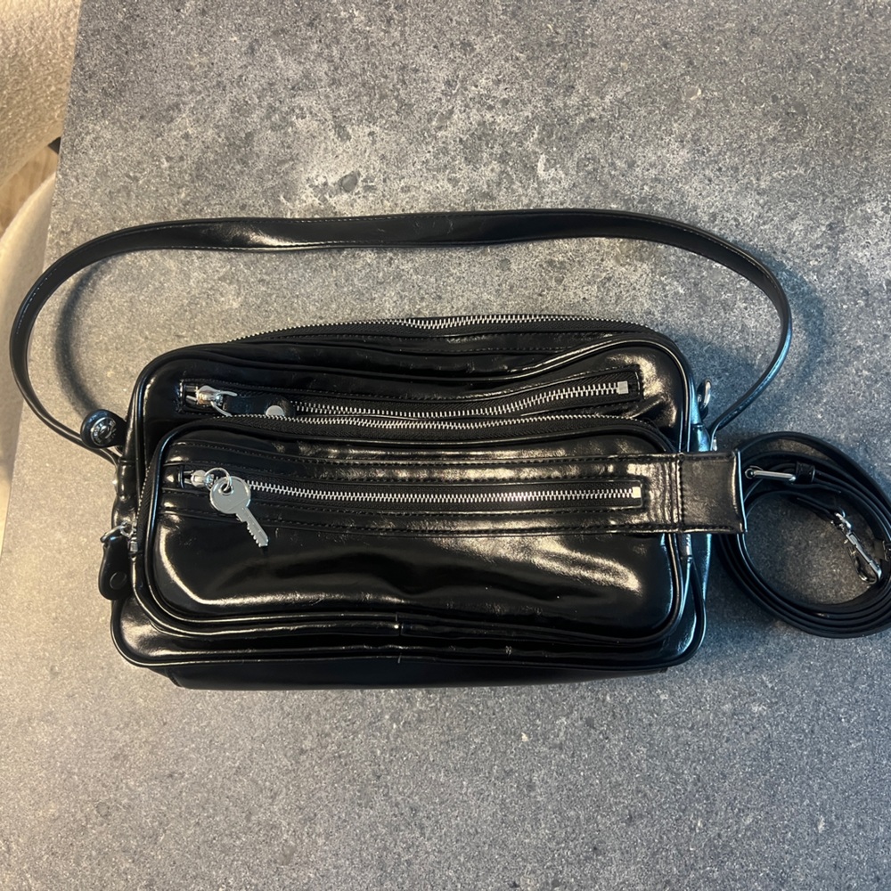 Black Zipper Bag